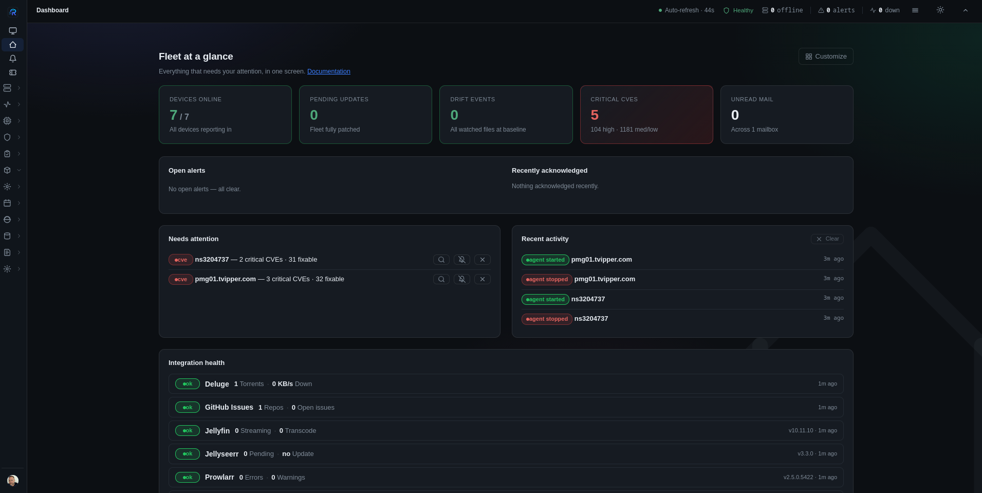 The RemotePower fleet dashboard