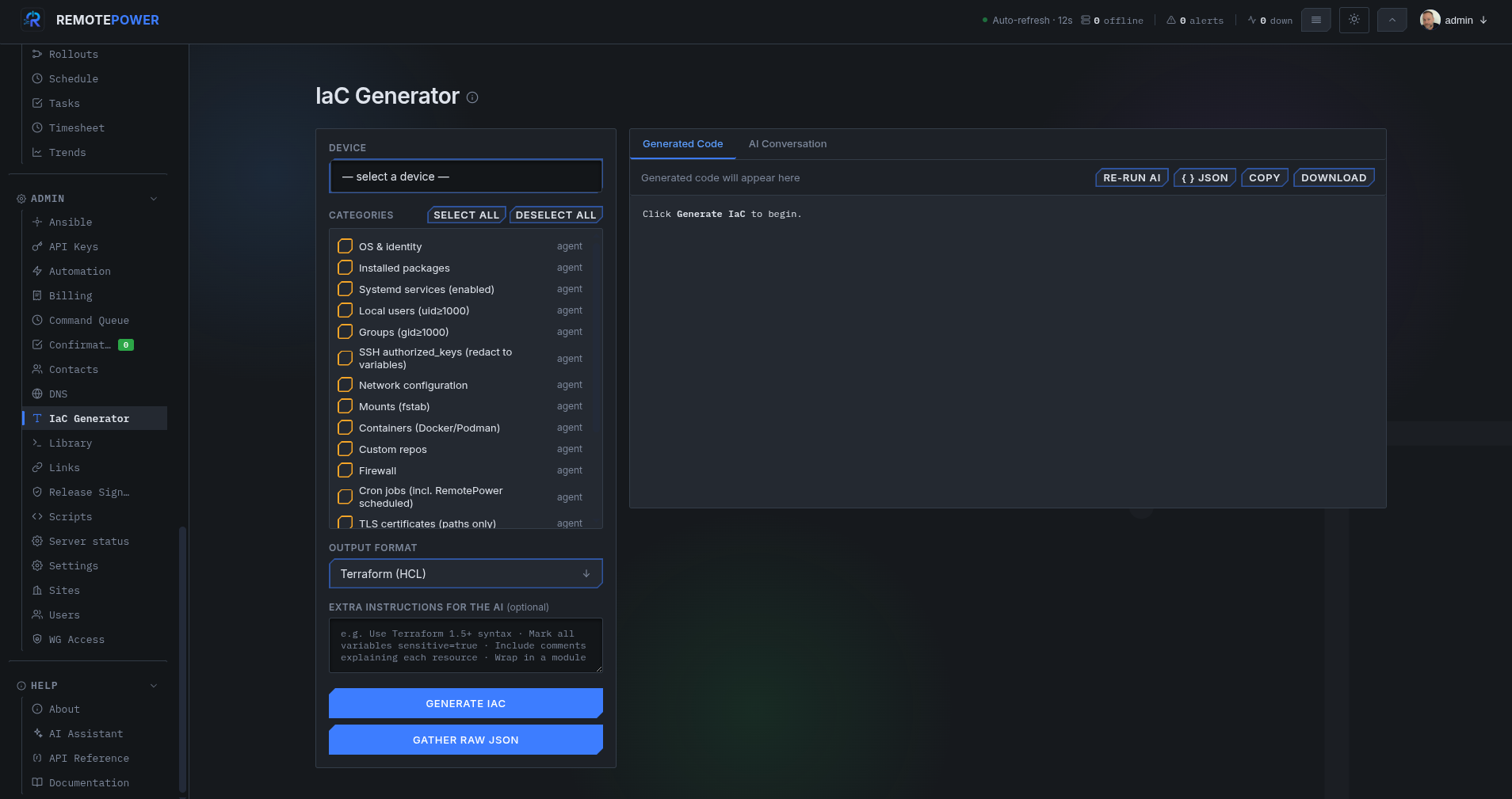 IaC generator